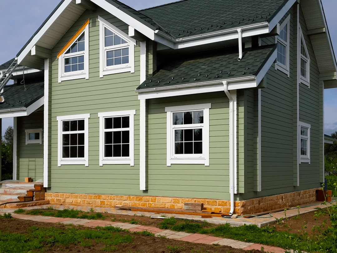 Покраска деревянного дома или сруба из бруса, бревна, лафета внутри и снаружи. Любой регион.