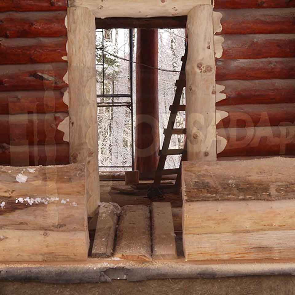 Шлифовка дома из цилиндрованного бревна. ГК Шувое. Опыт с 1998 года. Выезжаем в любой регион.