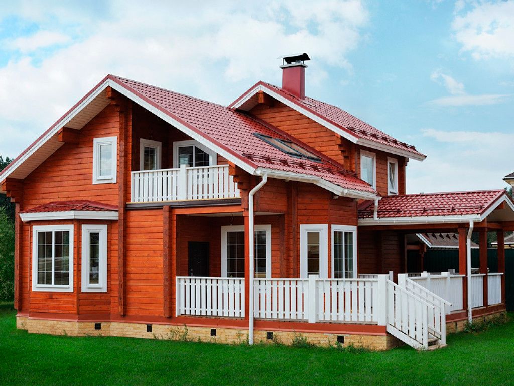 Покраска деревянного дома или сруба из бруса, бревна, лафета внутри и снаружи. Любой регион.