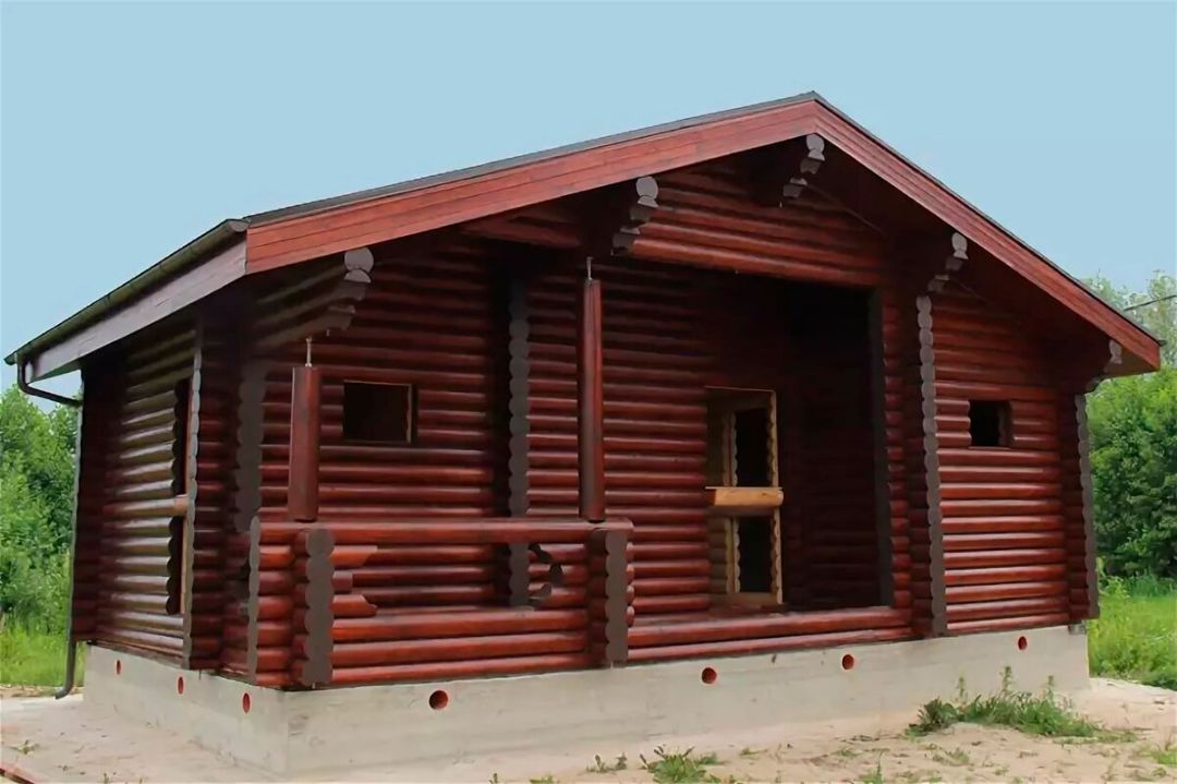 Покраска деревянного дома или сруба из бруса, бревна, лафета внутри и снаружи. Любой регион.